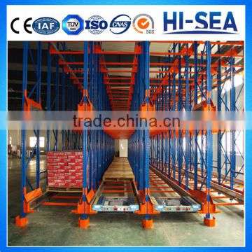 Warehouse Automatic Heavy Duty Radio Shuttle Pallet Racking System