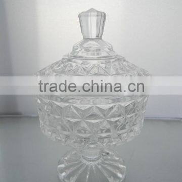 eco-friendly glass candy buffet jar