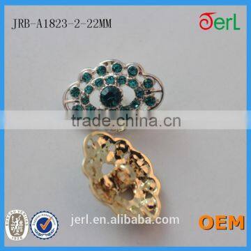 Garment Coat Metal Fashion Rhinestone Buttons photo-4