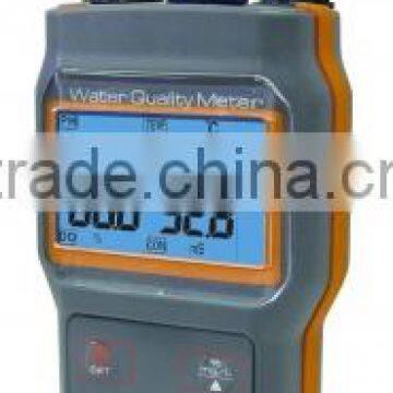 Handheld Combo pH/Conductivity/Salt/DO/Temperature Meter 5 in 1 IP67 ATC Datalogger AZ8603