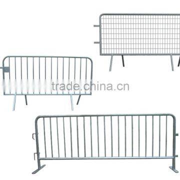 Hot dipped galvanized crowd control barrier used for road