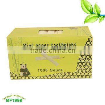 Paper Mint Double Pointed Wooden Toothpick
