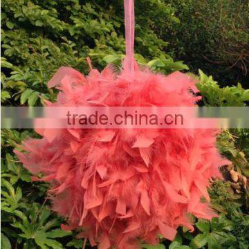 Fluffy l Decorative Ball Chandelle Ball 10cm-Peach