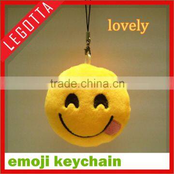 Hot Sale Promotional Cheap Gift Cute Design Plush Whatsapp Emoji Bag Adornment photo-2