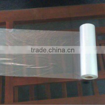 Transparent HDPE bag on roll