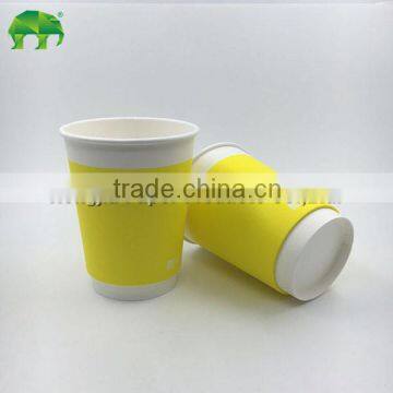 400ml hot drinking disposable ripple wall paper cup