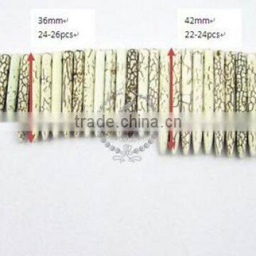1string 15' 19-46MM White Ivory TURQUOISE Stone Loose Beads Strand 3020002