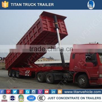 Hydraulic Dump Trailer / 100 ton 3 axle side dump truck