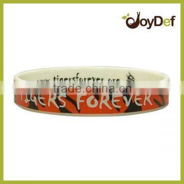 Custom Promotional Screen Printed Silicon Wristbands/Bracelets