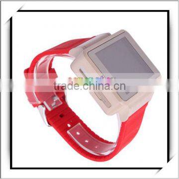 Quad Band Bluetooth Touch Screen Wrist Watch Android Phone With Flashlight