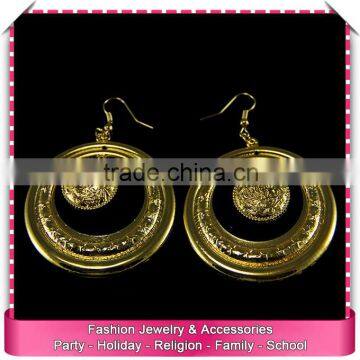 Round earrings samples, hot sale earring stainless steel