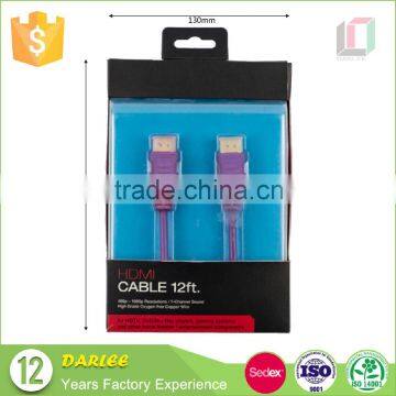 China Wholesale Cheap Hanging Handmade Hdmi Cable Packaging Box With Logo photo-2