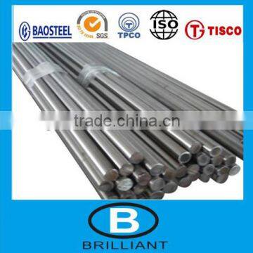 bright finish stainless steel solid bar