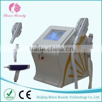 Multifunction 4 In 1 Elight RF Q 532nm Switch Laser Hair And Tattoo Removal Machine 1064nm