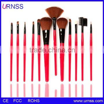 Popular products Custom logo makeup brush set, 12 pcs goat hair make up brushes, cheap makeup brush sets