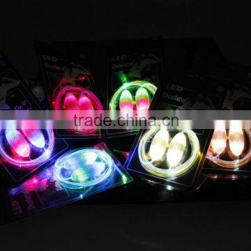 Multi-color Unisex Women Men Silicone Elastic Lighting Shoe Laces Running Walking Sneakers Shoelaces photo-6