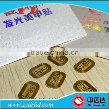 Flash Smart NFC Nail Sticker Smart LED Nail Light Stickers