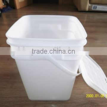 16 Liter square bucket food grade 4.2 gallon Plastic square bucket for packing