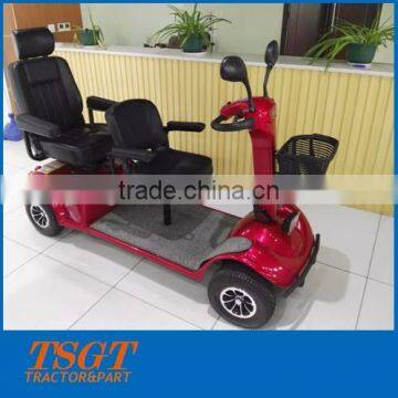 Foldable double seat electric wheel scooter for elder/disabled people/handicapped people