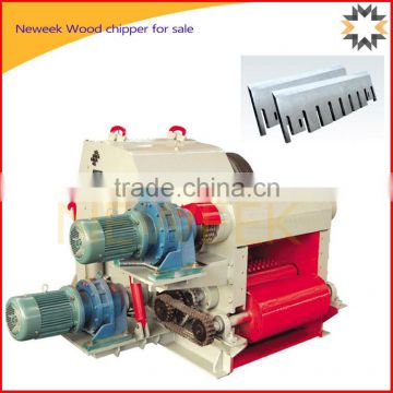 Neweek industrial electric drum tree wood chipper for sale