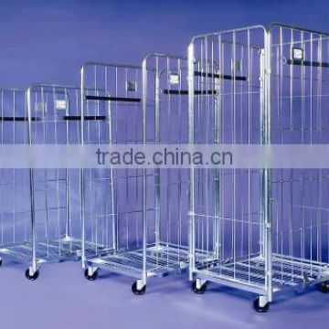 Demountable 3-sides rolling cages