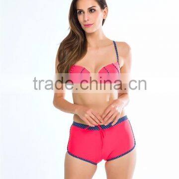 2017 Model Women High Waist Ladies Swim Wear photo-6