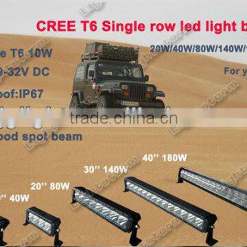 HOT SALES SINGLE ROW 180W HIGH INTENSITY CREE LEDS OFF ROAD CHEAP LED LIGHT BAR photo-2