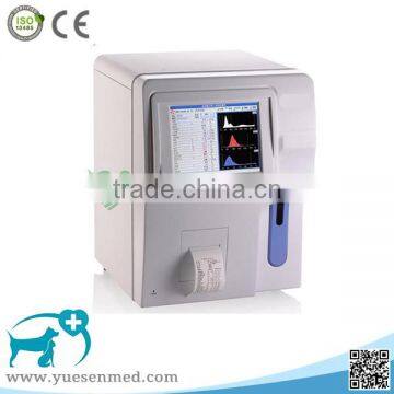 2017 hot sale automatic hematology analyzer veterinary blood count machine