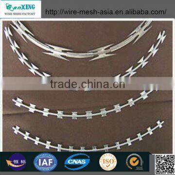 2015new product best selling galvanized razor combat wire