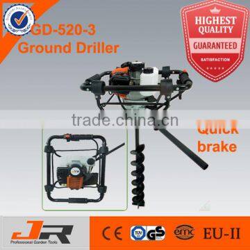 2015 52cc earth driller with safety braking drilling machine