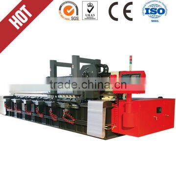 Automatic sheet metal notching machine,CNC metal plate v-cutting and 4000mm grooving and slotting lathe