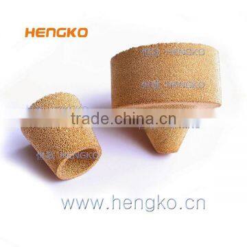 Micro Bronze Powder Sintered Porous Bronze Oil Cone Filter photo-2