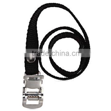 1 Pair Cycling Bike Bicycle Anti-slip Nylon Pedal Toe Clip Strap Belt Fixed Gear Bearings Bicycle Pedals Accessories photo-2