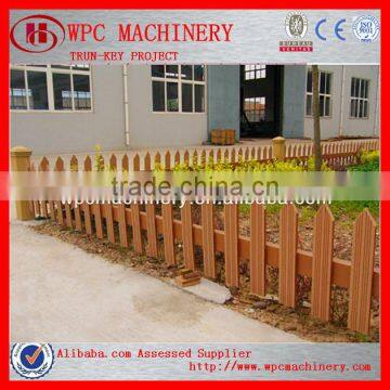 Wood Plastic WPC Outdoor Fence Panels Composite Machine wpc profile machinery