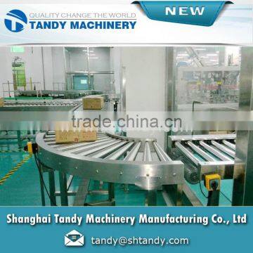 stainless steel motor drive roller conveyor for box