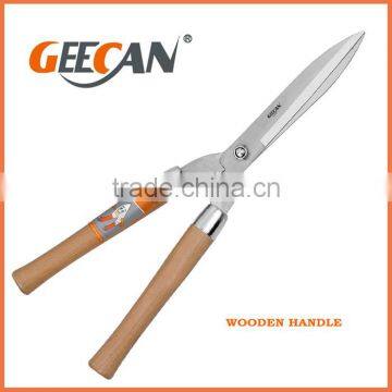 Gardening tool wooden handle manual hedge shears