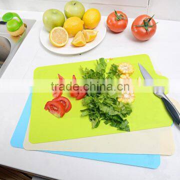 Food Grade Flexible Chopping Mat Blank Kitchen Plastic Cutting Board