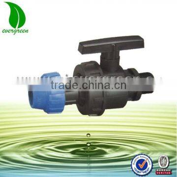 Single union PVC ball valve for PE pipe