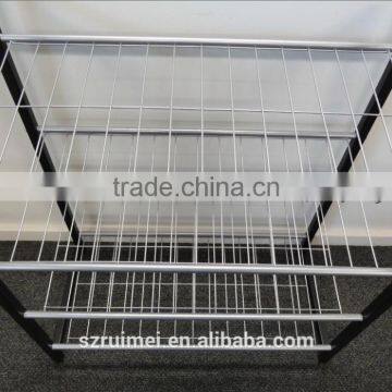 Traditional 4 Tiers Practical Household Rack Modular Shoe Rack photo-3