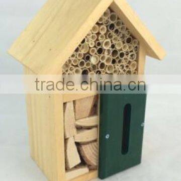 BSCI Factory Nature Wooden Insect House,bee House With Stick,ladybird Hotel photo-3