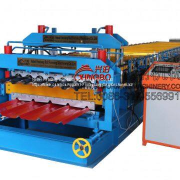 Metal Roof Double Layer Roll Forming Machine photo-2