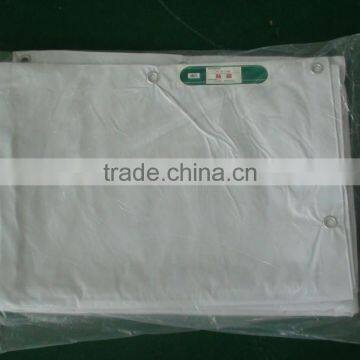 PVC laminated fireproof fabric white fabric