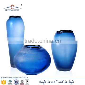 best selling gifts for all coccasions sandblasting glass ikebana vase