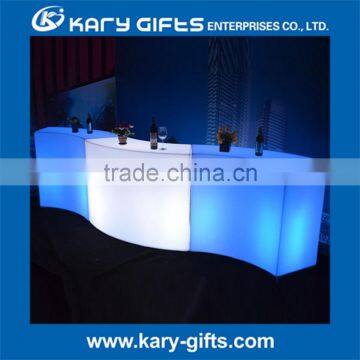 Nightclub LED Plastic Bar Counter Lighting Plastic Furniture / Buffet Dinner Table photo-4