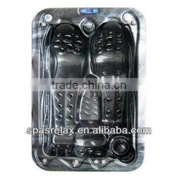 Factory Small Hot Bathtubs&whirlpool for 3 Person With 2 Lounge Seats Indoor Spa Bathtub for Family photo-3