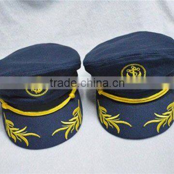 Promotional white captain hats In YiWu