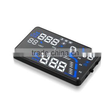 5.5'' GPS Universal Car HUD Head Up Display Car Alarm System Speed Warning With Campass photo-5