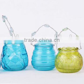 beautiful glass lantern for home decoration