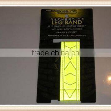 Reflective Snap Slap Running Band Yellow Jogging Run Brand New