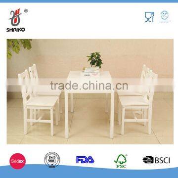 Specialties 5-Piece Dining Set With 4 Side Chairs, White photo-5